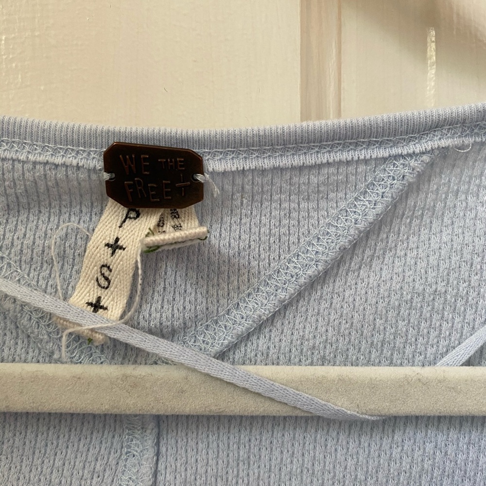 Free people waffle shirt